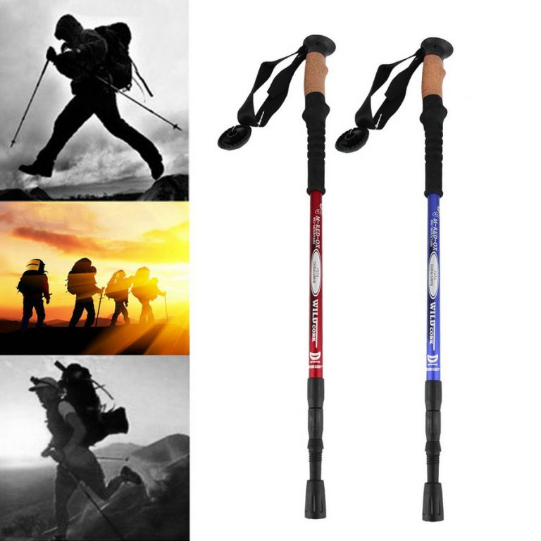 Ultra-light Adjustable Trekking Pole • CampingEnergy